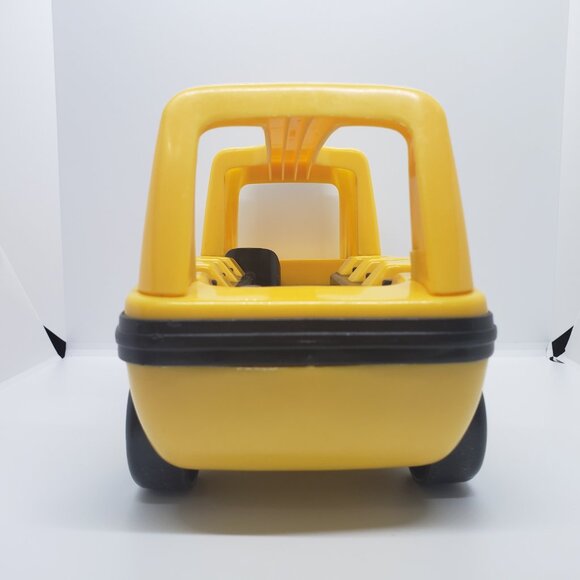 Little Tikes Toddle Tots School Bus Yellow Push Along Vehicle Vintage 1988 Toy - Picture 7 of 16